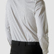 Classic Shirt Black Stripes Slim