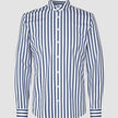 Classic Shirt Dusky Blue Stripe Regular