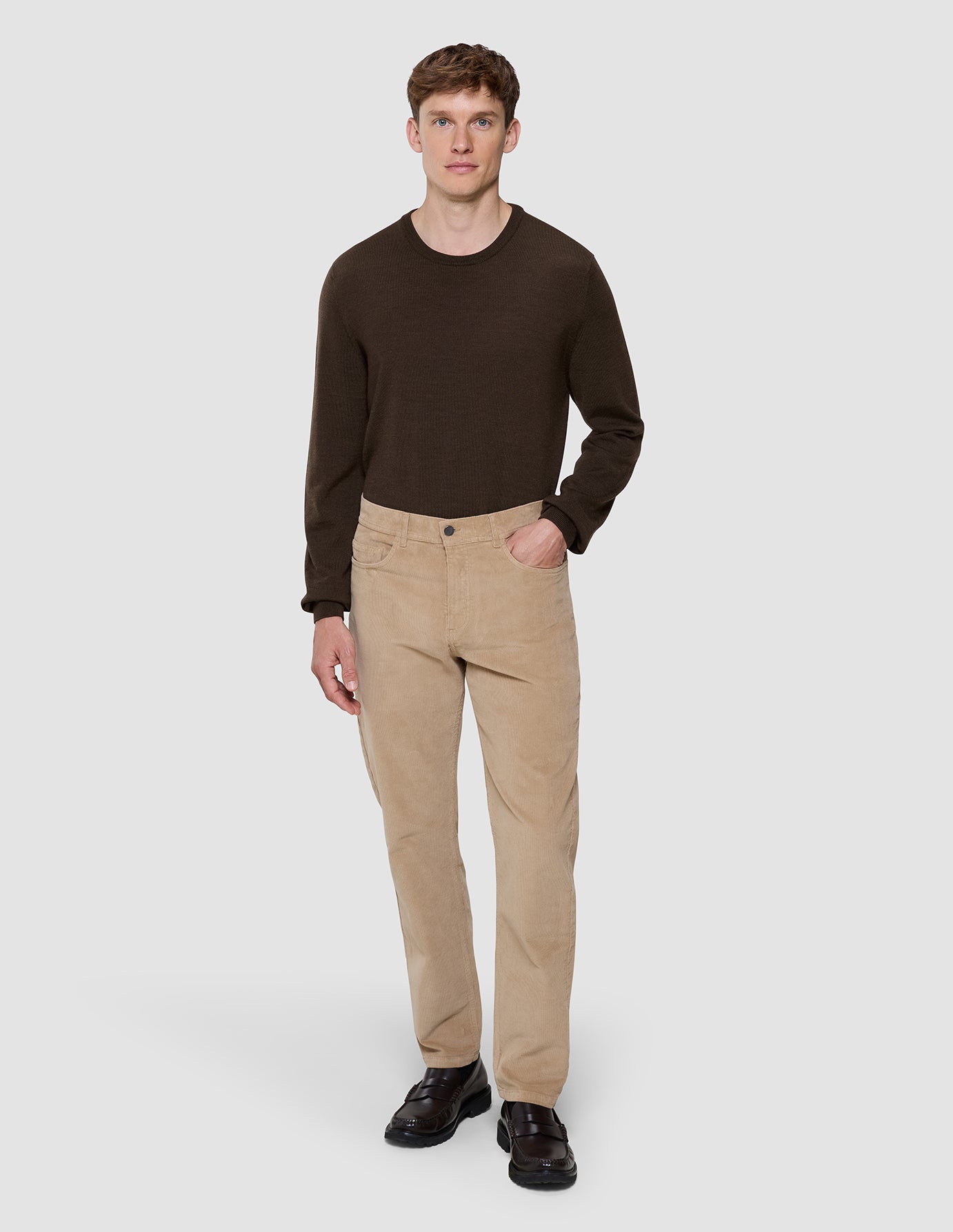 Corduroy Pants Khaki | SHAPING NEW TOMORROW