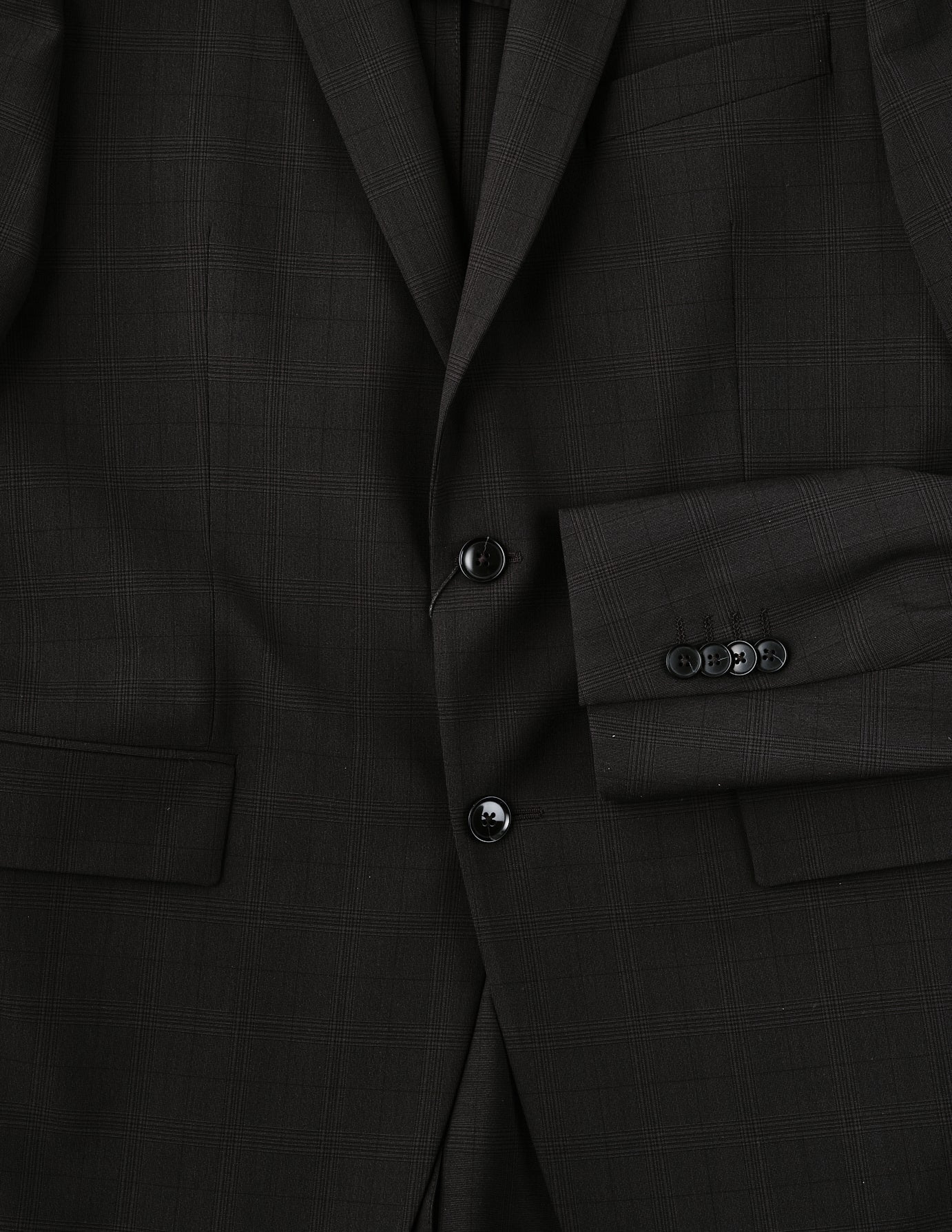 Essential Blazer Regular Black Check