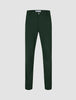 Ease Pants Slim Northern Pine dark green slim-fit trousers with 360° stretch and a button fly.