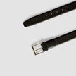 Elastic Leather Belt Black