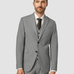 Essential Blazer Slim Dark Grey Melange