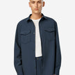 Essential Overshirt Navy Melange