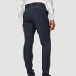 Essential Suit Pants Slim Dark Blue Check