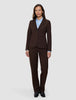 Women's Essential Fitted Blazer Espresso