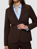 Women's Essential Fitted Blazer Espresso
