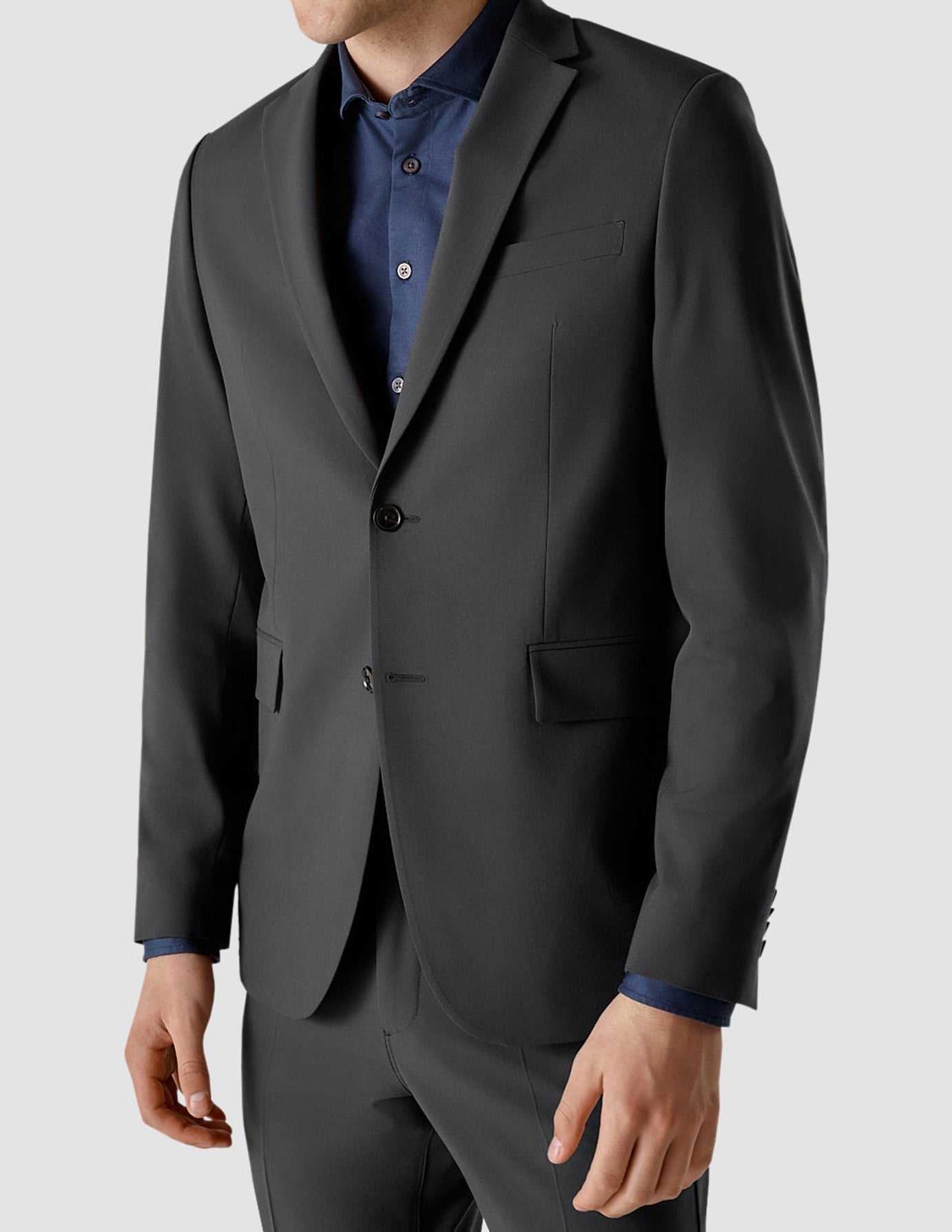 Essential Blazer Regular Dark Shadow