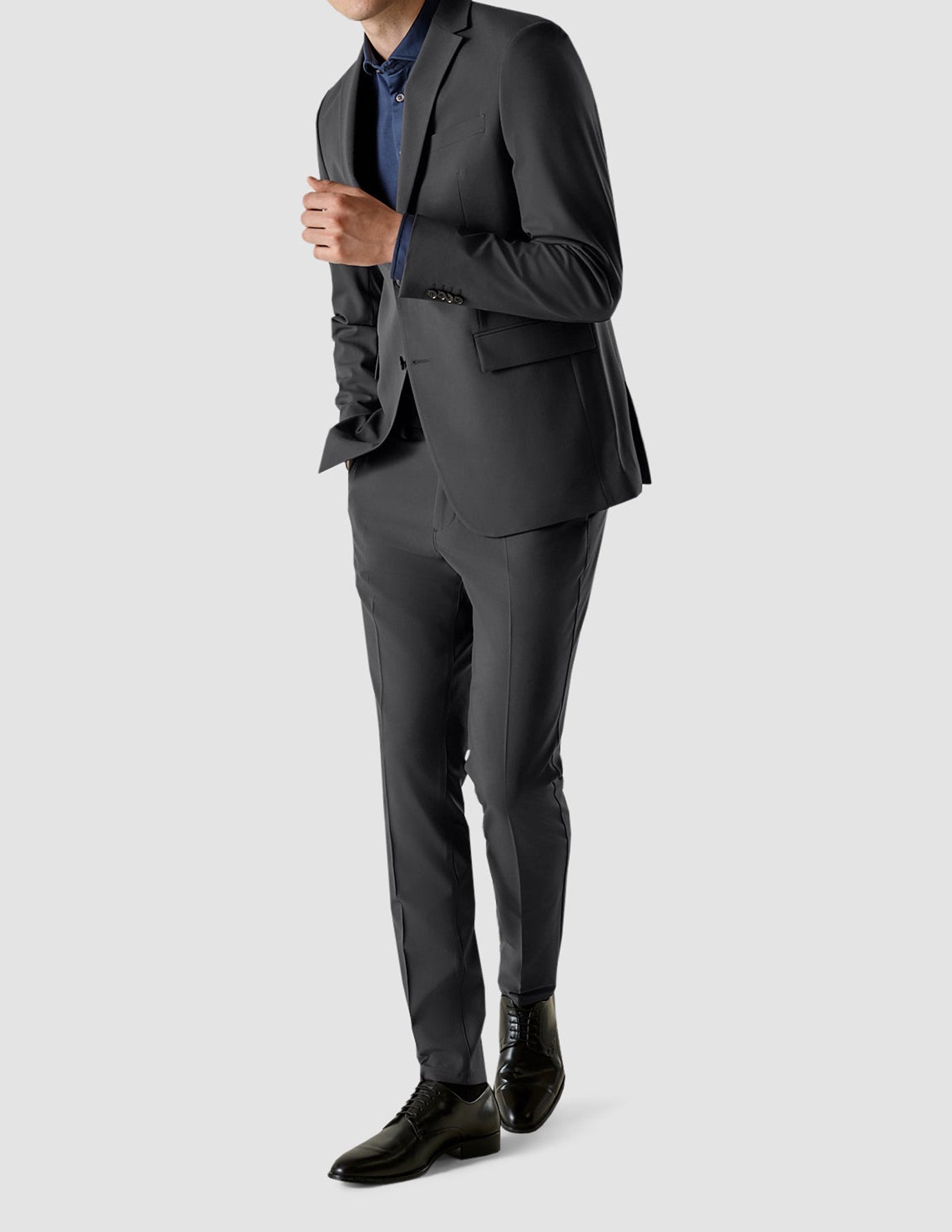 Essential Blazer Slim Dark Shadow