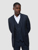 Essential Blazer Navy Stripes Regular