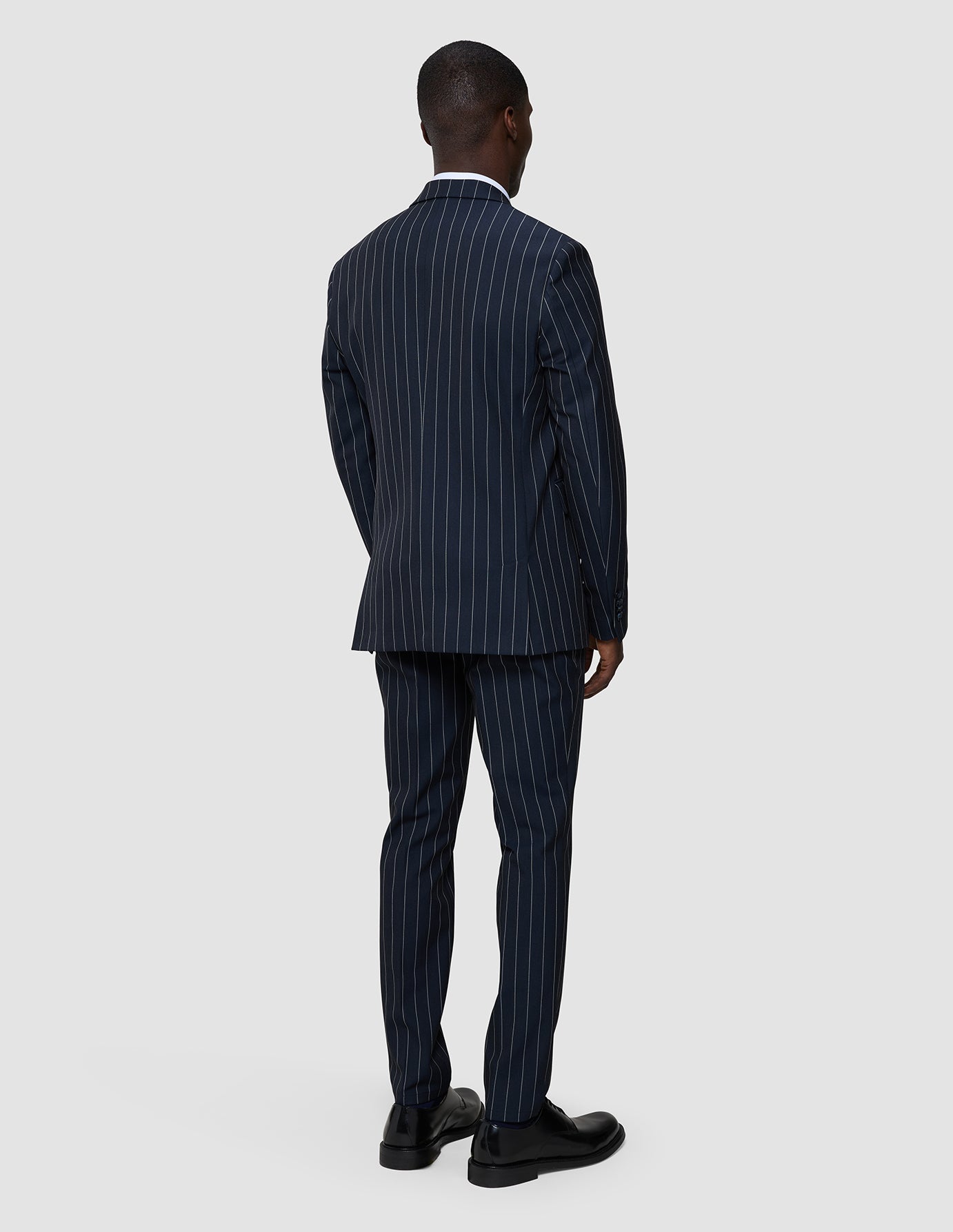 Essential Blazer Navy Stripes Slim