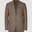 Essential Blazer Regular Saddle Brown Melange