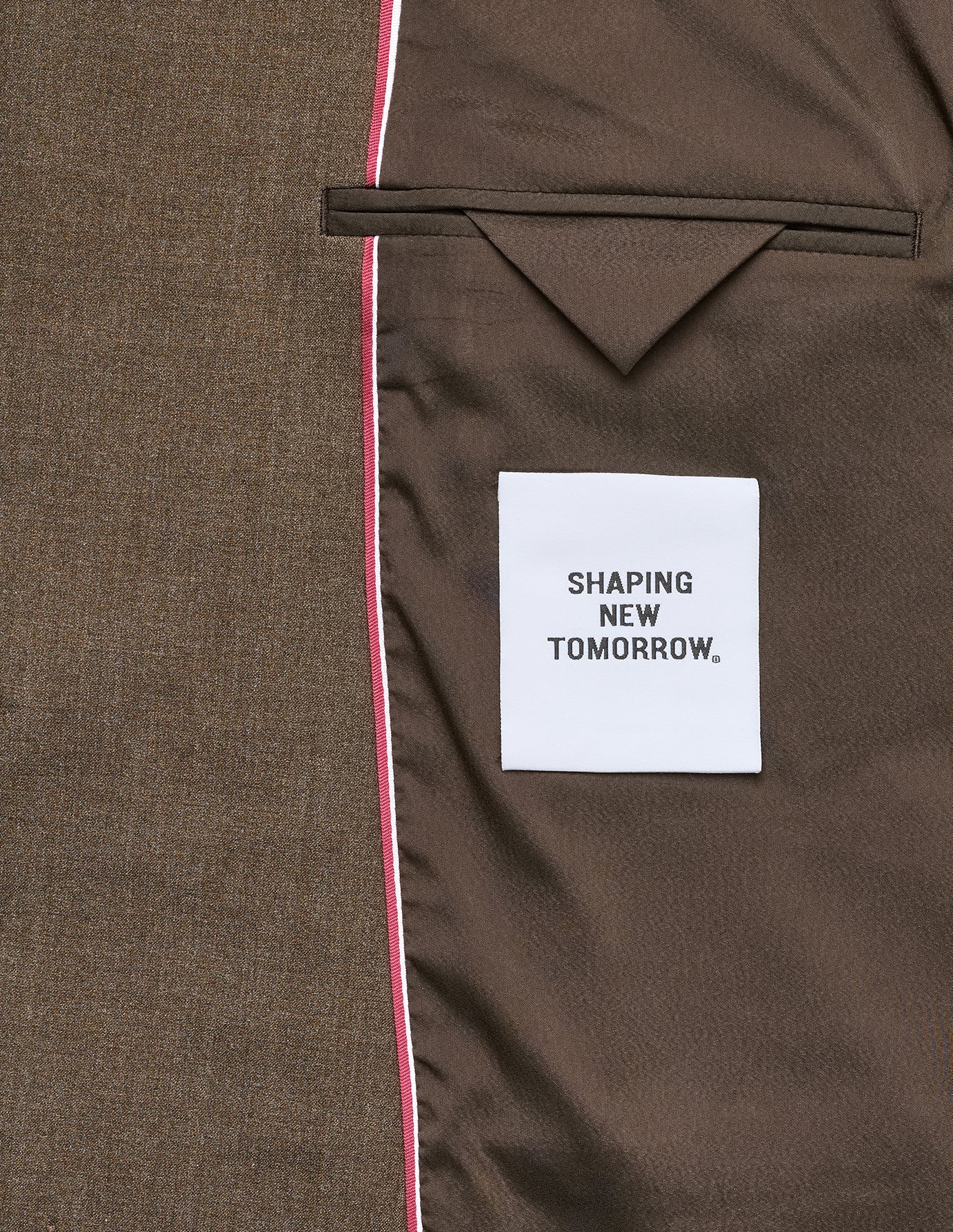 Essential Blazer Regular Saddle Brown Melange