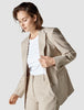 Essential Blazer Toffee Check