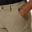 Essential Pants Regular Dark Beige Melange