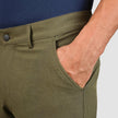 Essential Pants Slim Remote Green Melange