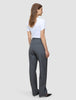 Women's Essential Pants Straight Dark Grey Melange