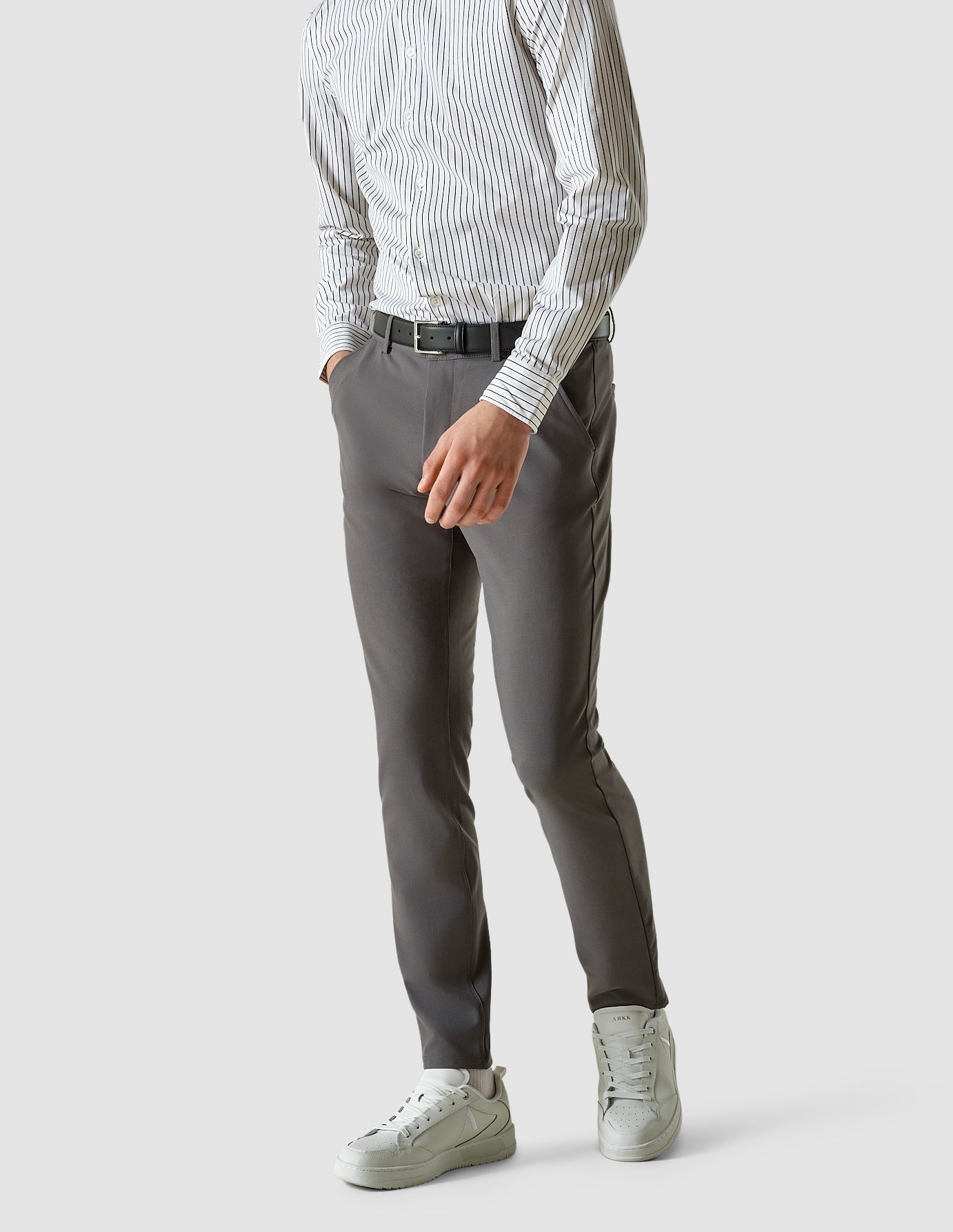 Regular Gray Essential Pants Regular Grey | SHAPING NEW TOMORROW
