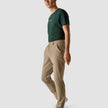 Essential Pants Regular Plaid Khaki