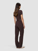 Women's Essential Pants Straight Espresso