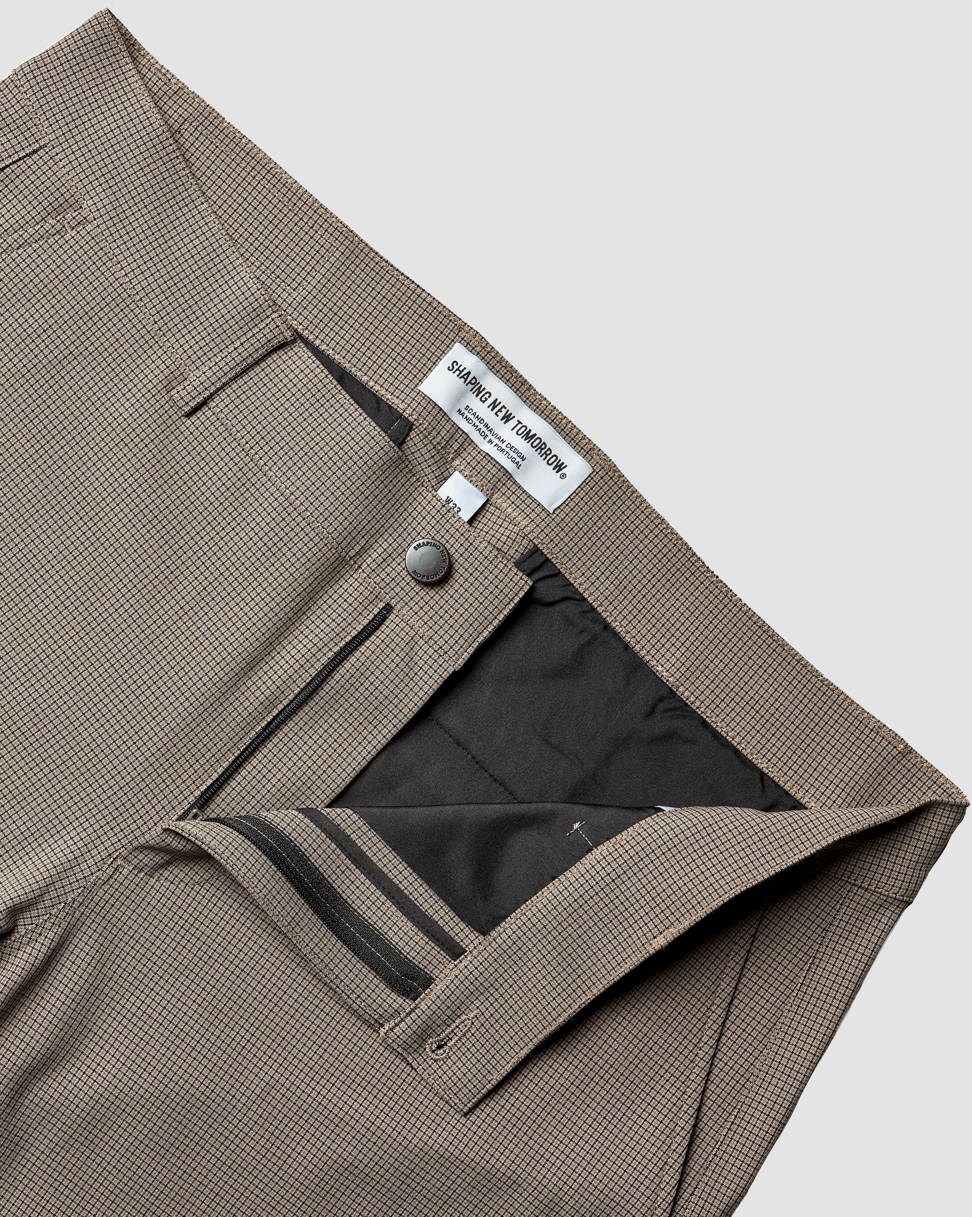 Essential Shorts Mini Brown Check