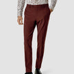 Essential Suit Pants Regular Mahogany