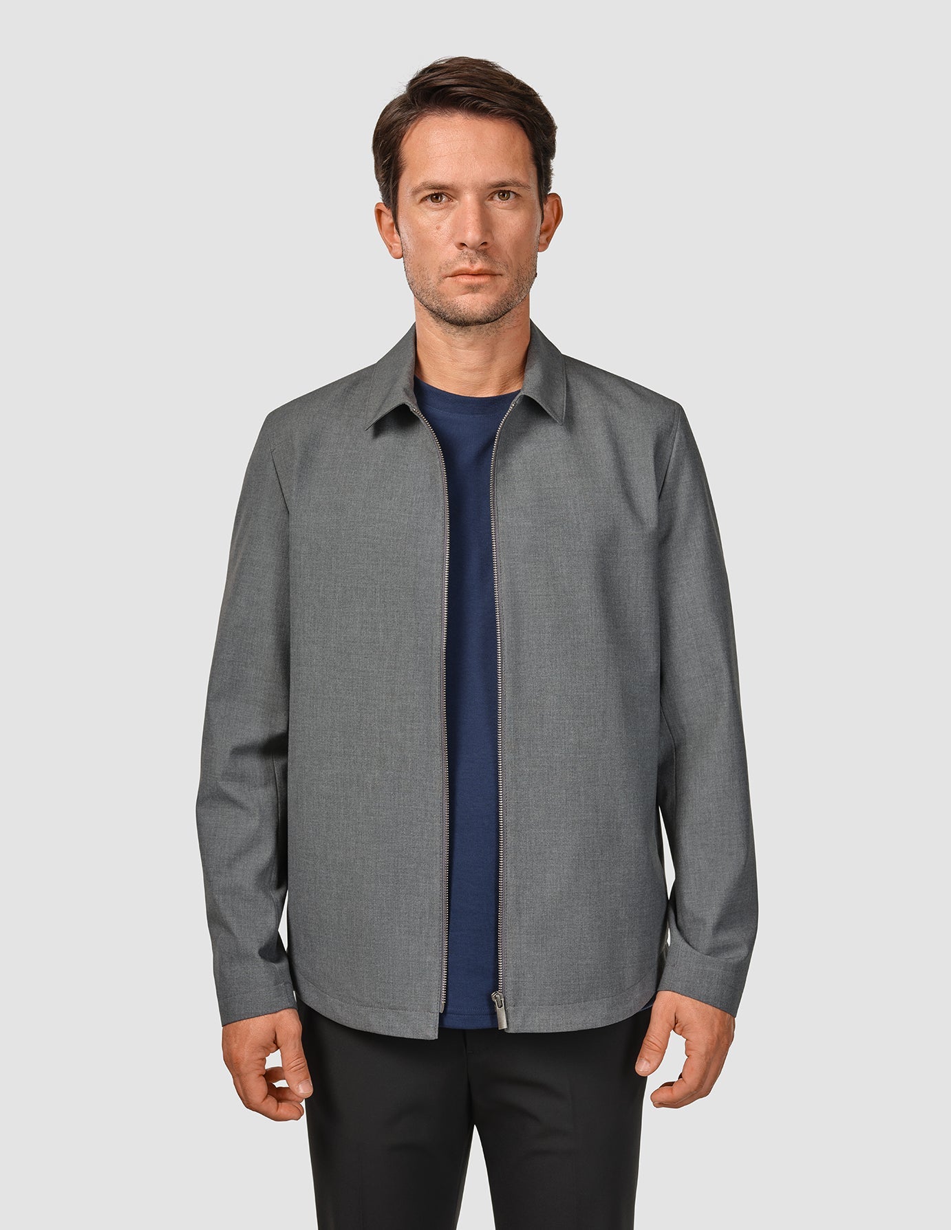Essential Mod Jacket Essential Jacket Dark Grey Melange | SHAPING NEW TOMORROW