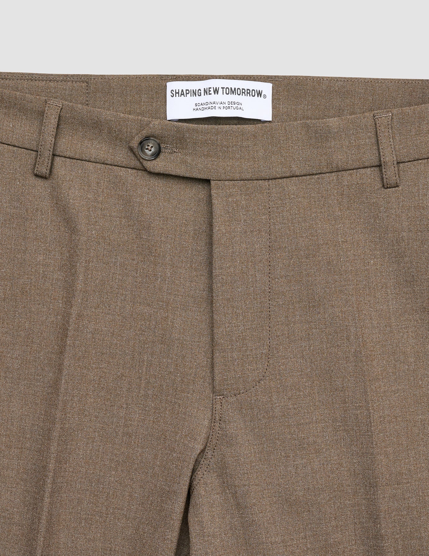 Essential Suit Saddle Brown Melange