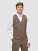 Essential Vest Saddle Brown Melange