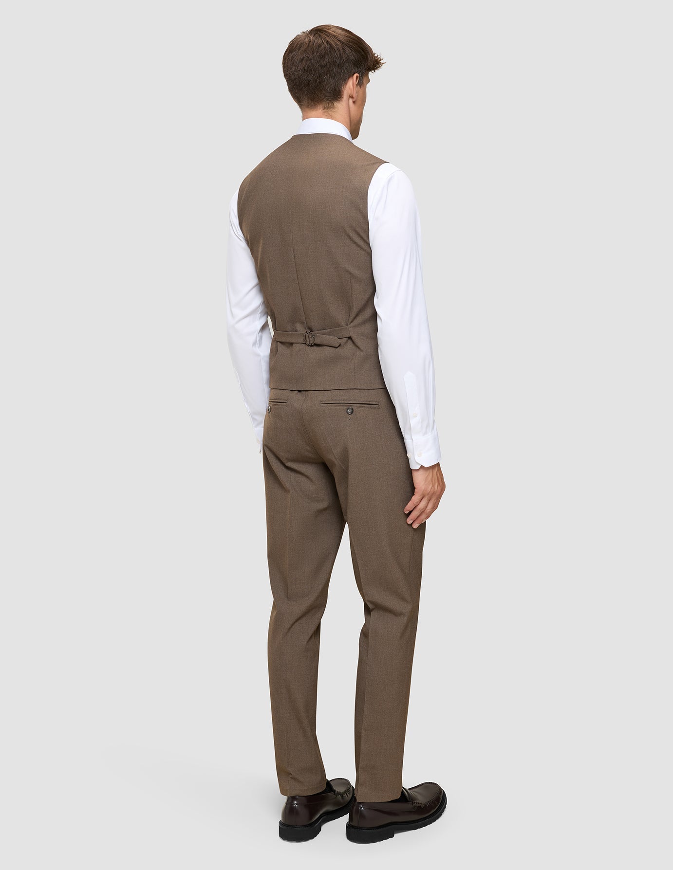 Essential Vest Saddle Brown Melange