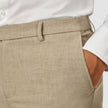 Essential Suit Pants Slim Beige Melange