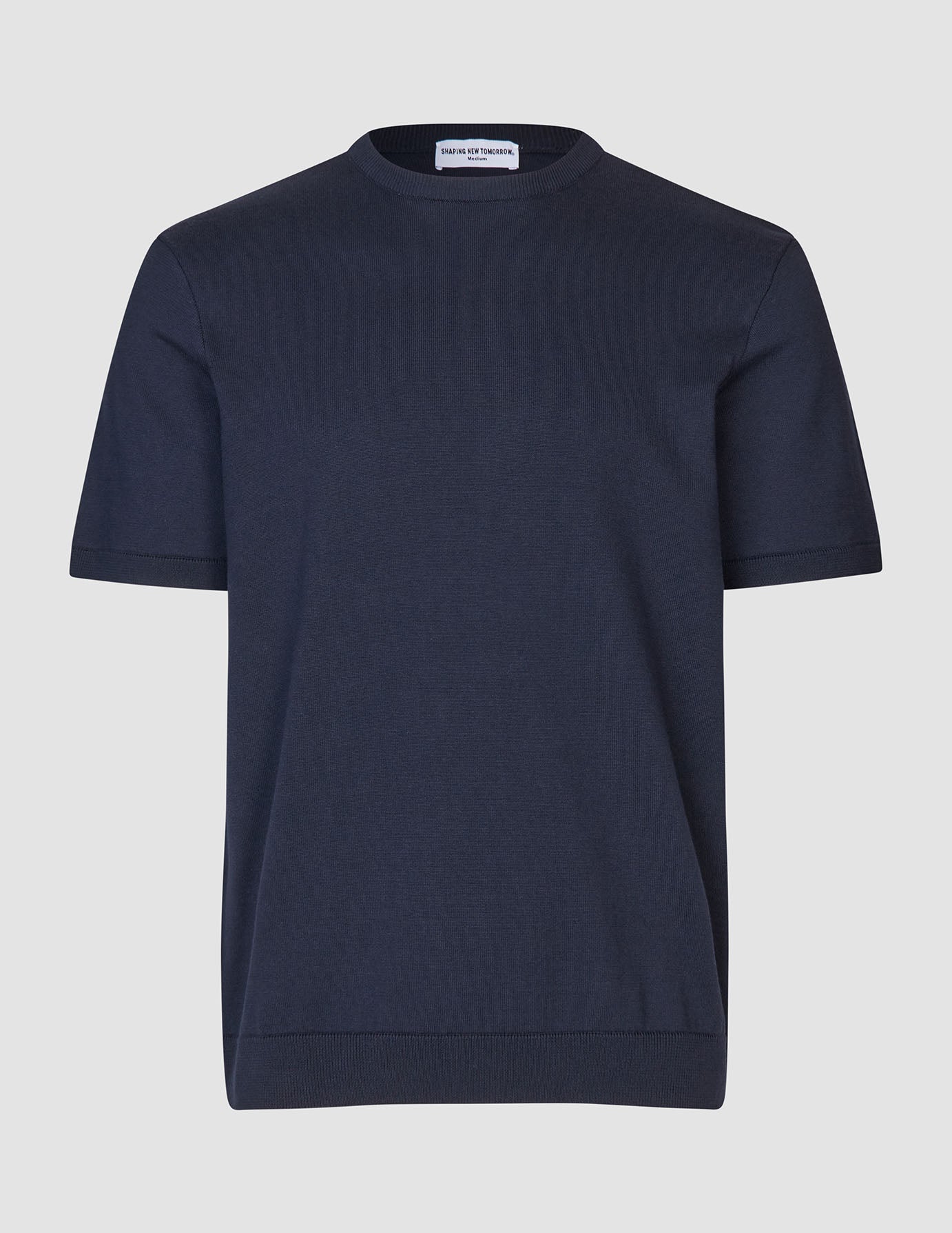 Everyday Knit Box Fit T-shirt Navy