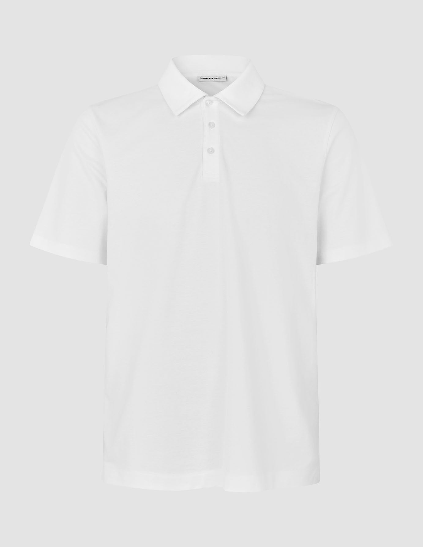 Evolve Pique Polo White