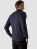 Fine Knit Half-Zip Navy