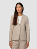 Essential Suit Island Sand Pinstripe Fitted Blazer & Straight Pants