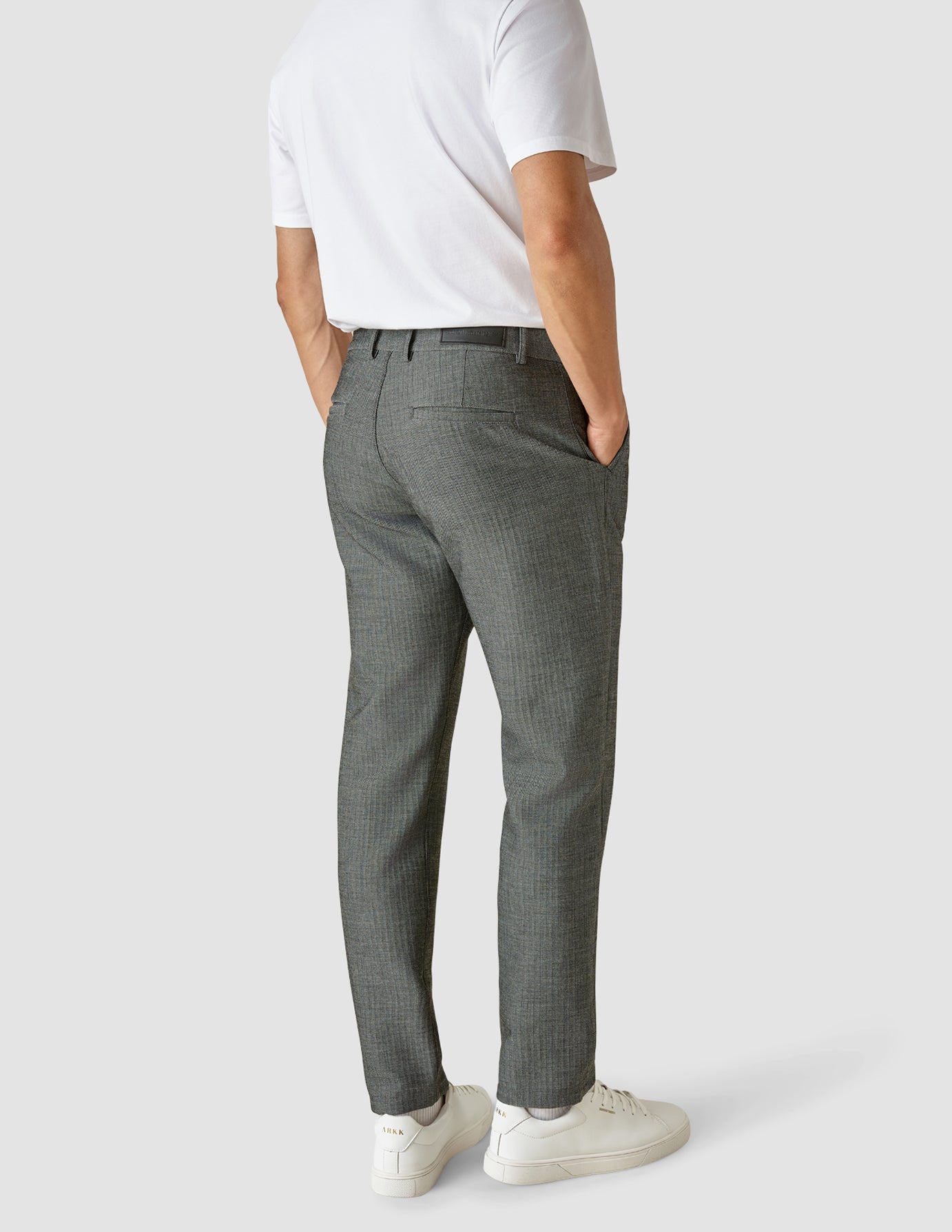Regular Gray Heavy Edition Pants Regular Grey Herringbone | SHAPING NEW TOMORROW
