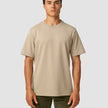 Heavy Box Fit T-shirt Wooden Beige