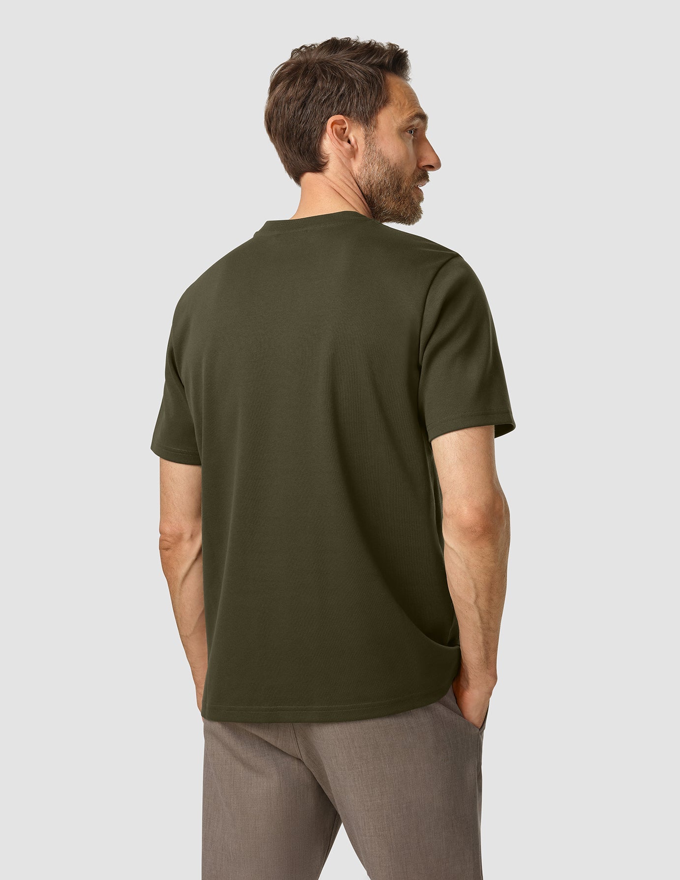 Heavy Box Fit T-shirt Nightfall Green