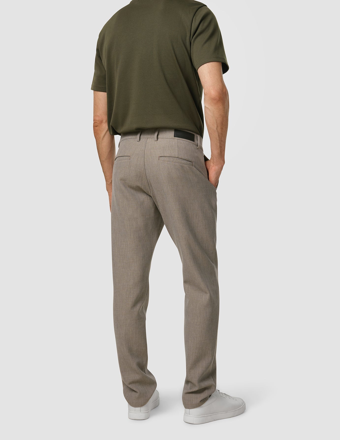 Heavy Edition Pants Regular Khaki Melange | SHAPING NEW TOMORROW