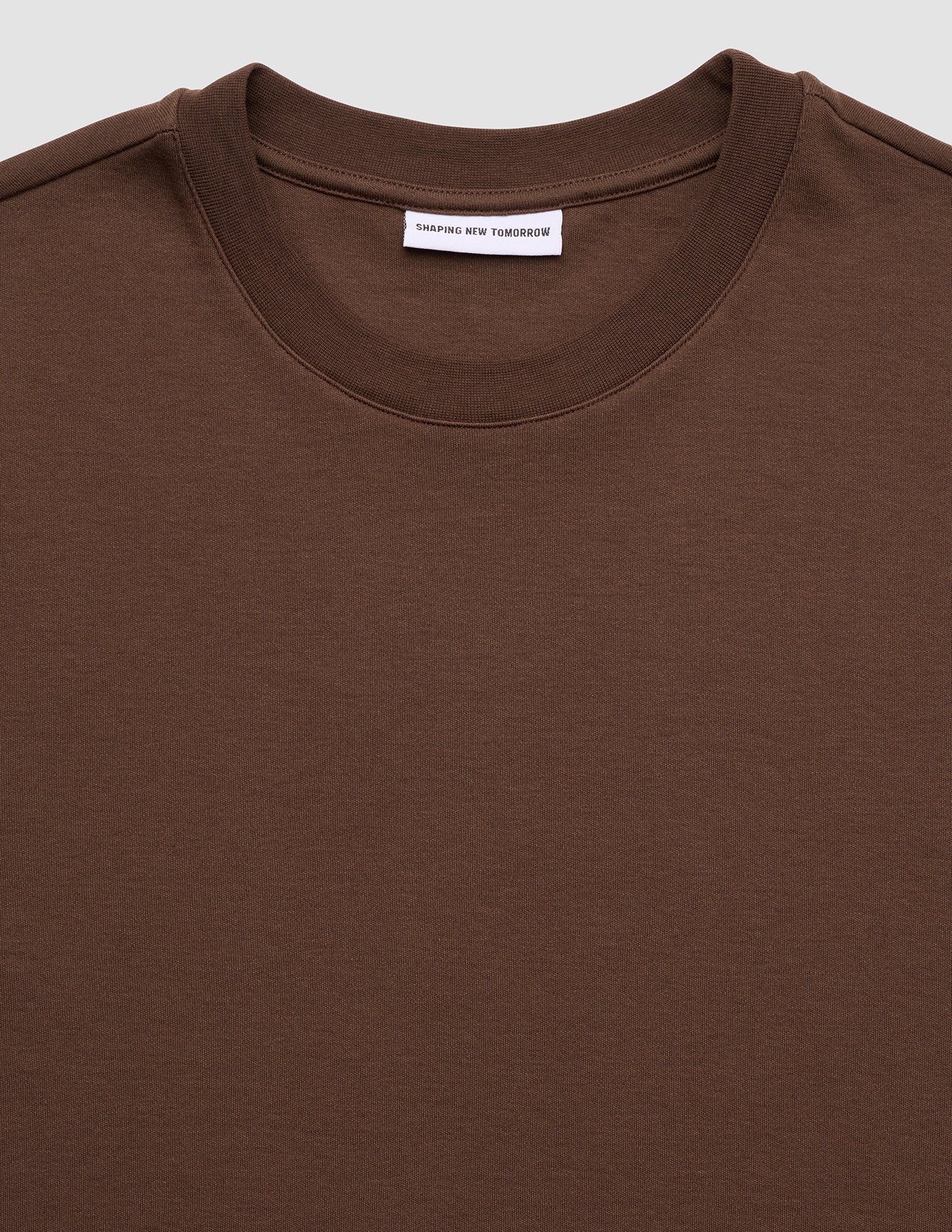Heavy Box Fit T-shirt Saddle Brown