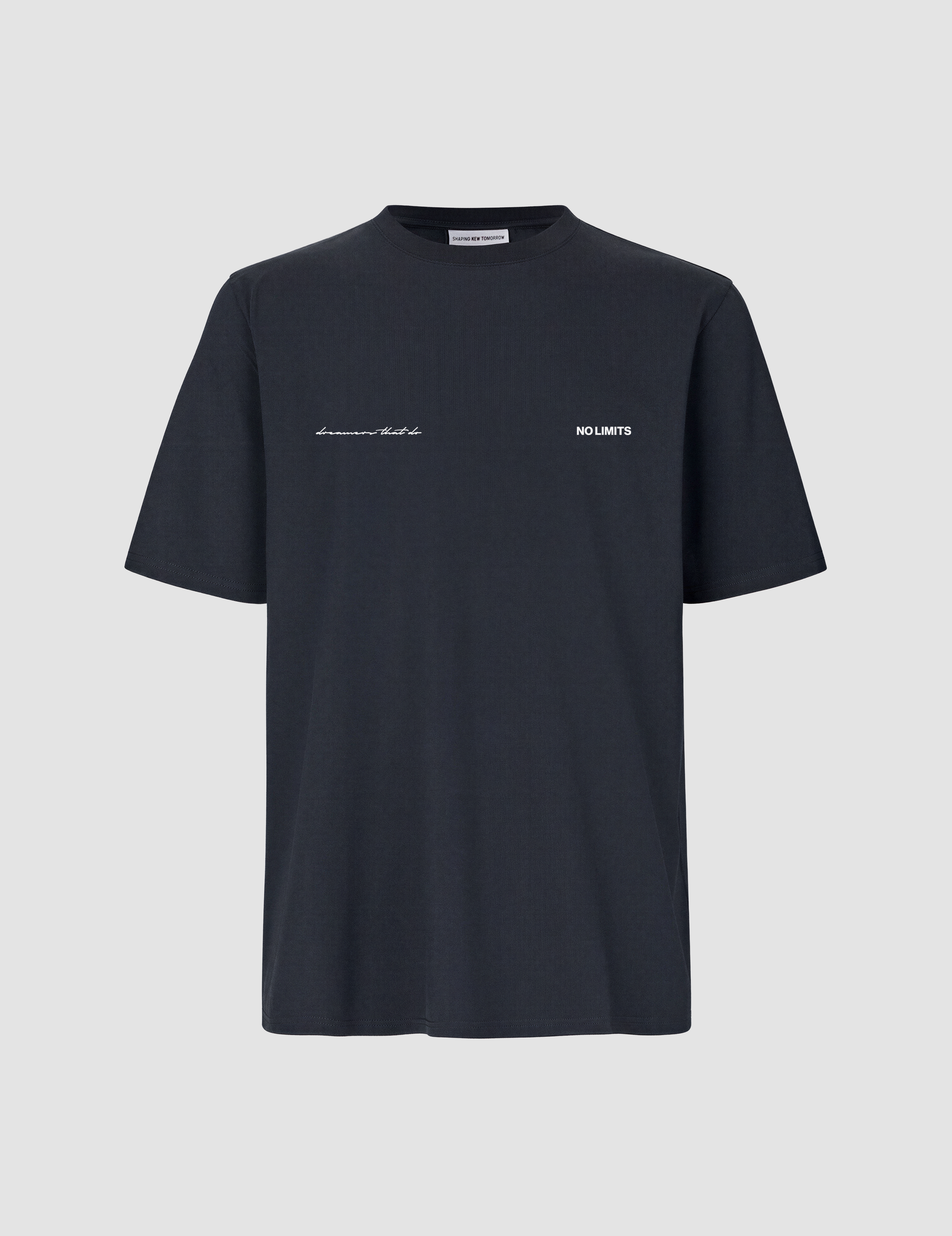 Supima T-shirt Box Fit Dark Navy Anders Hofman