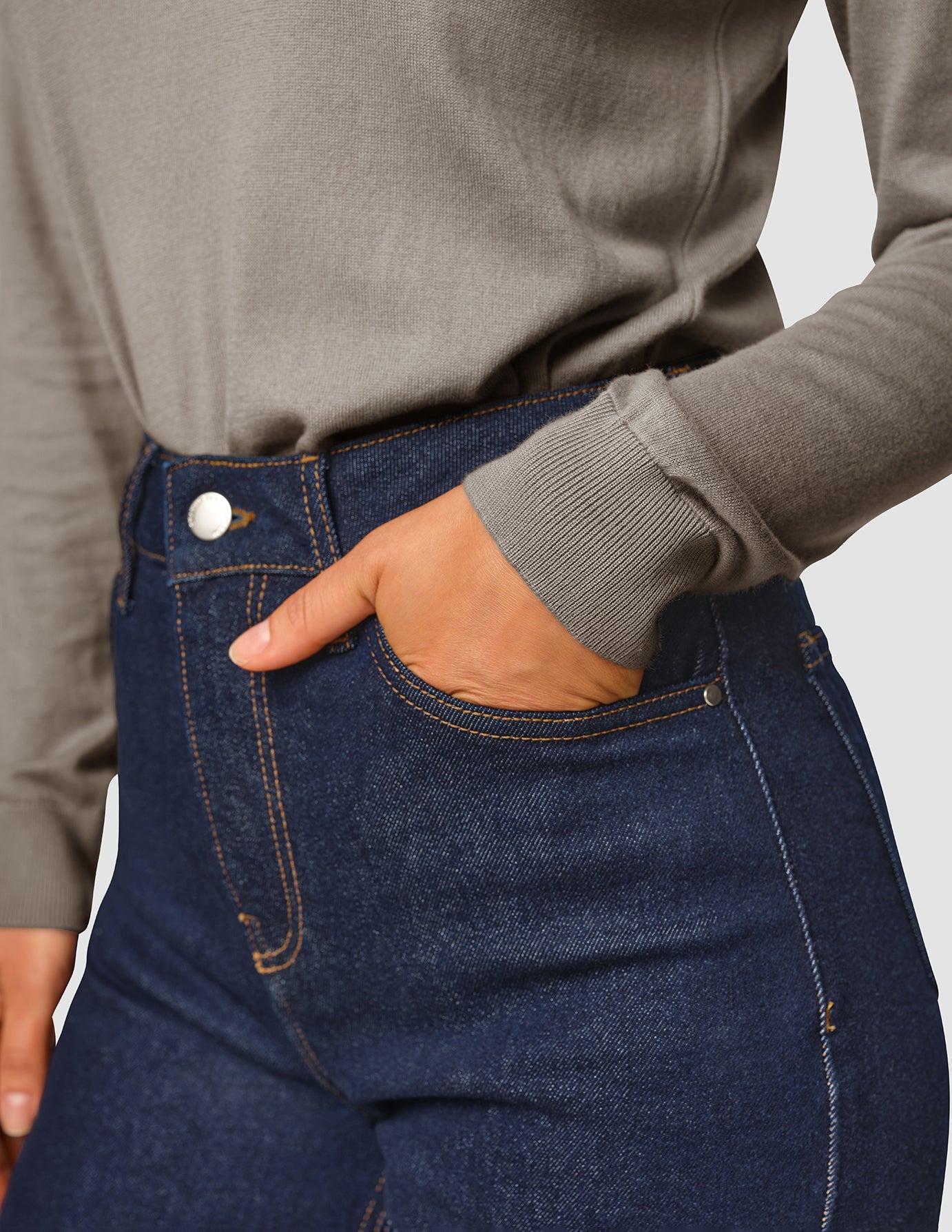 Jeans Straight Fit Dark Blue