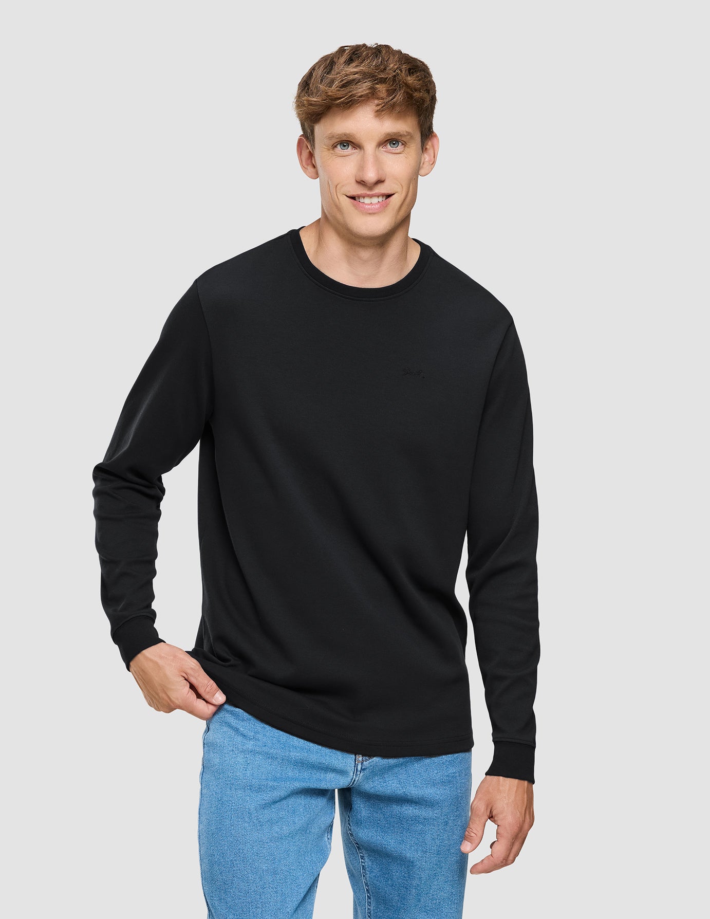 Lightweight Crewneck Black