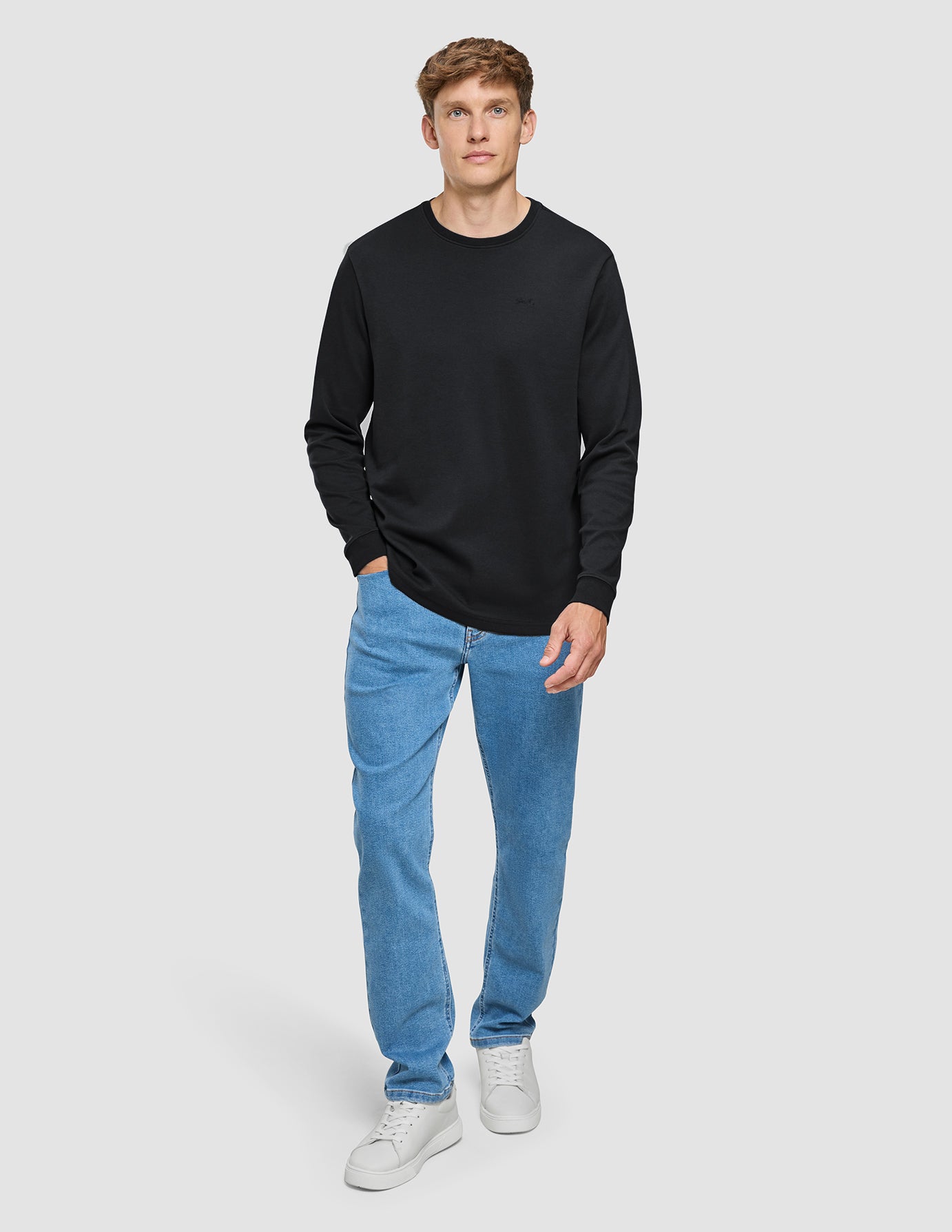 Lightweight Crewneck Black