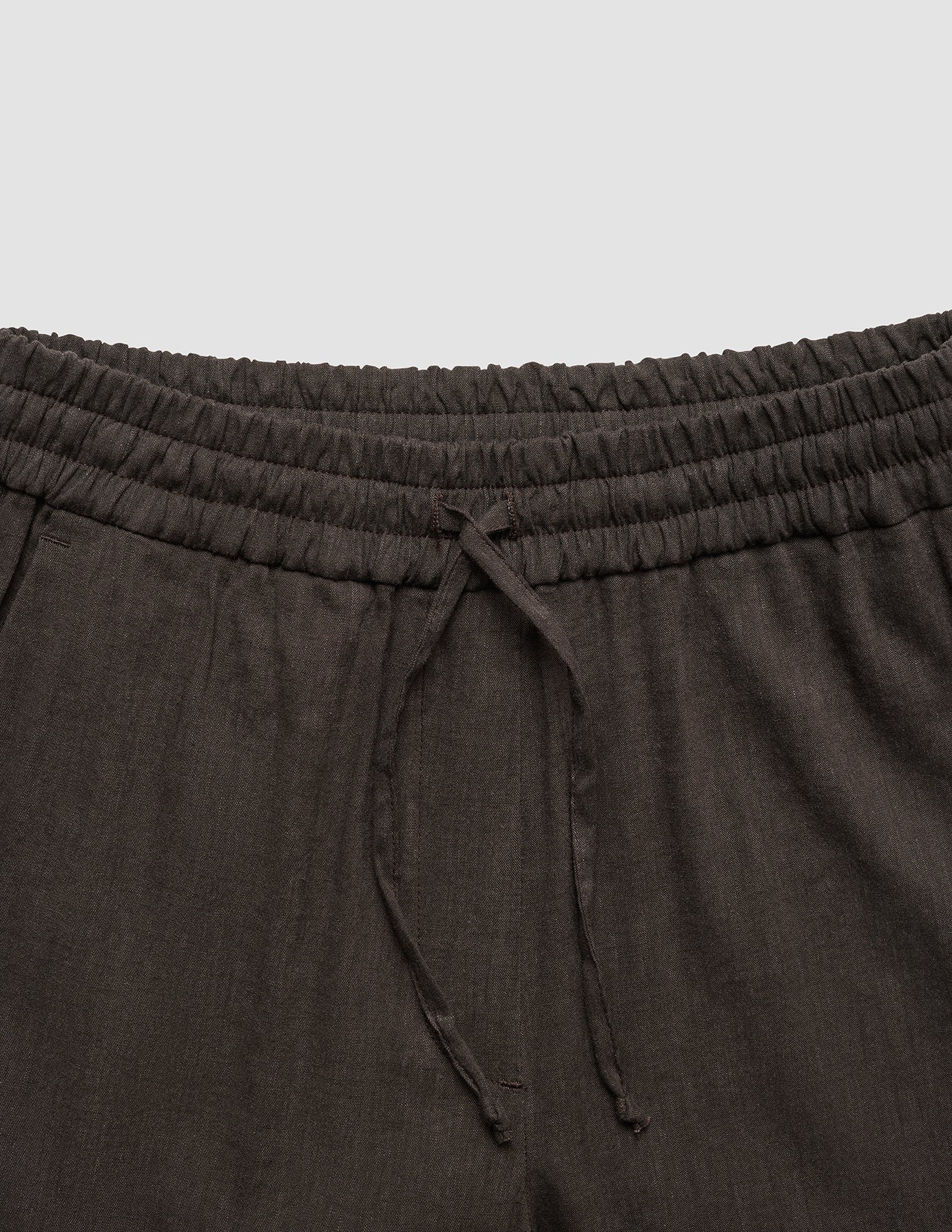 Women's Linen Pants Relaxed Espresso
