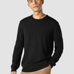 Premium Merino Crewneck Black