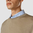 Premium Merino Crewneck Sahara