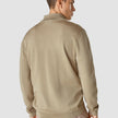 Premium Merino Half Zip Sahara