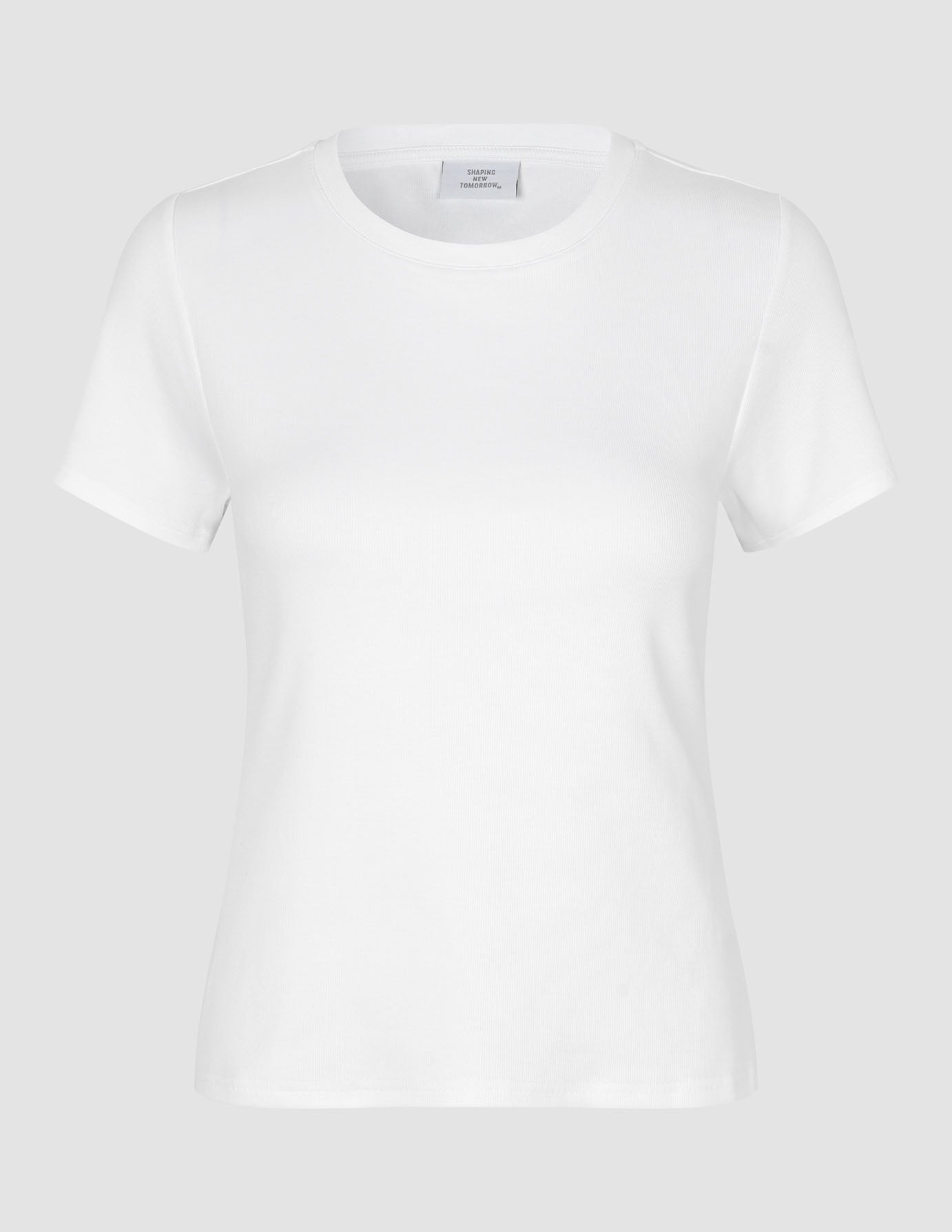 Rib T-Shirt White