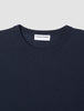 Seamless Premium Merino Knit Crewneck Dark Navy